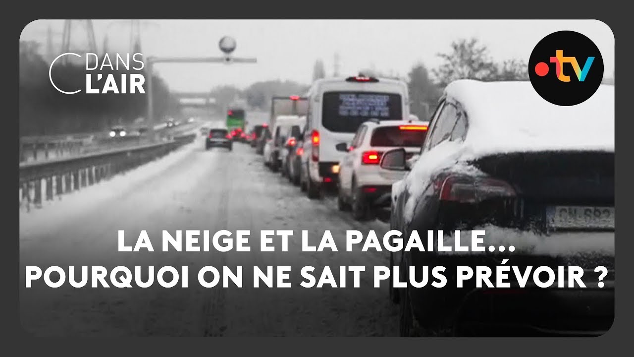 La neige et la pagaille... Pourquoi on ne sait plus prévoir ?  -  C dans l’air - 07.01.2026