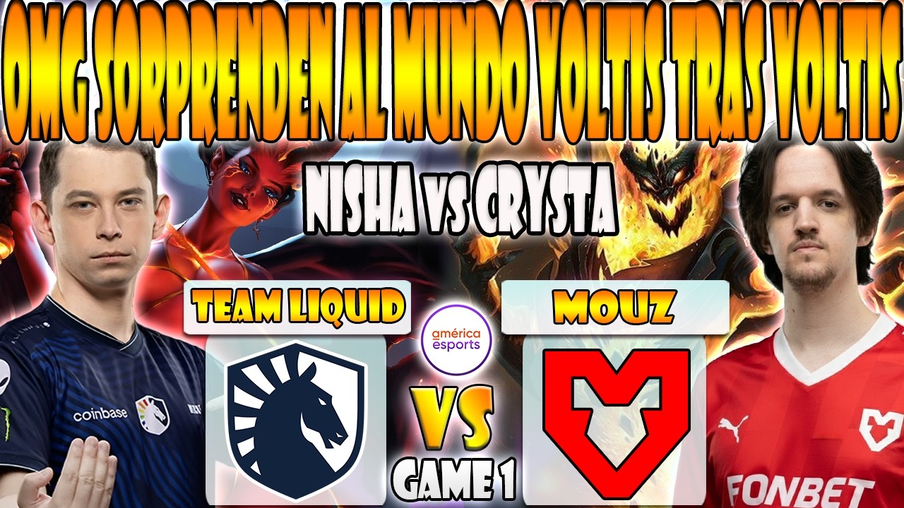 TEAM LIQUID vs MOUZ BO3[GAME 1] NISHA, MICKE VS CRYSTALLIS, MIDONE - DREAMLEAGUE SEASON 28 - DOTA