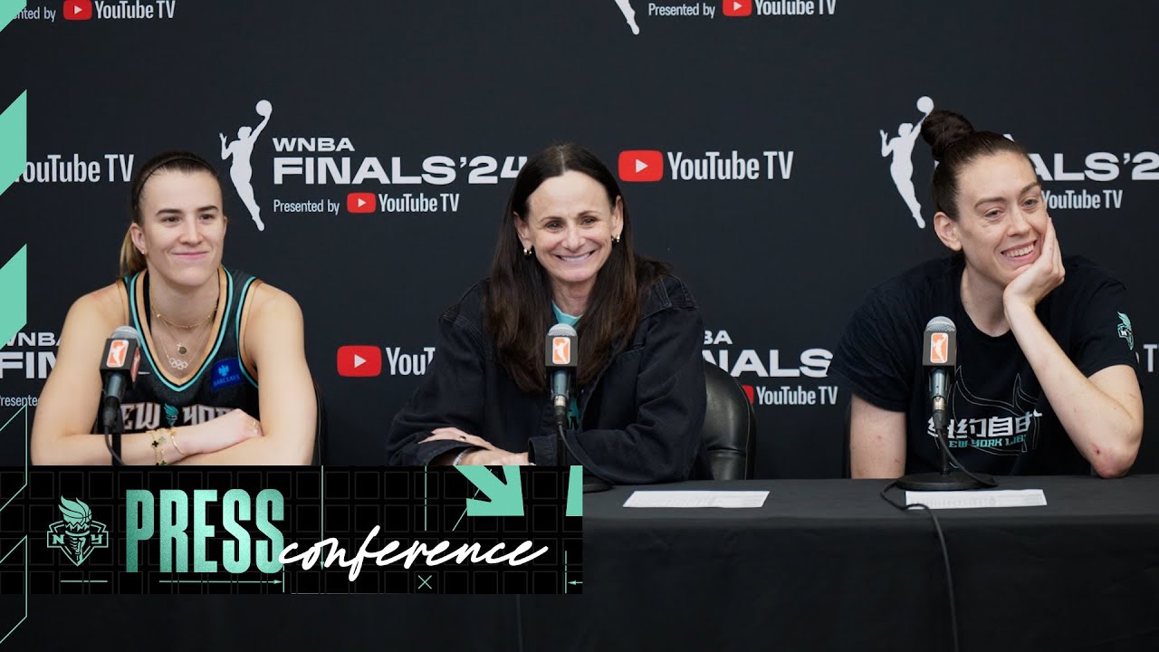 Sandy Brondello, Sabrina Ionescu, and Breanna Stewart Press Conference | Liberty vs. Lynx