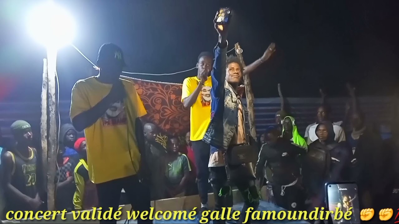 concert validé pour les welcomé galle famoundirbé ❣🙏