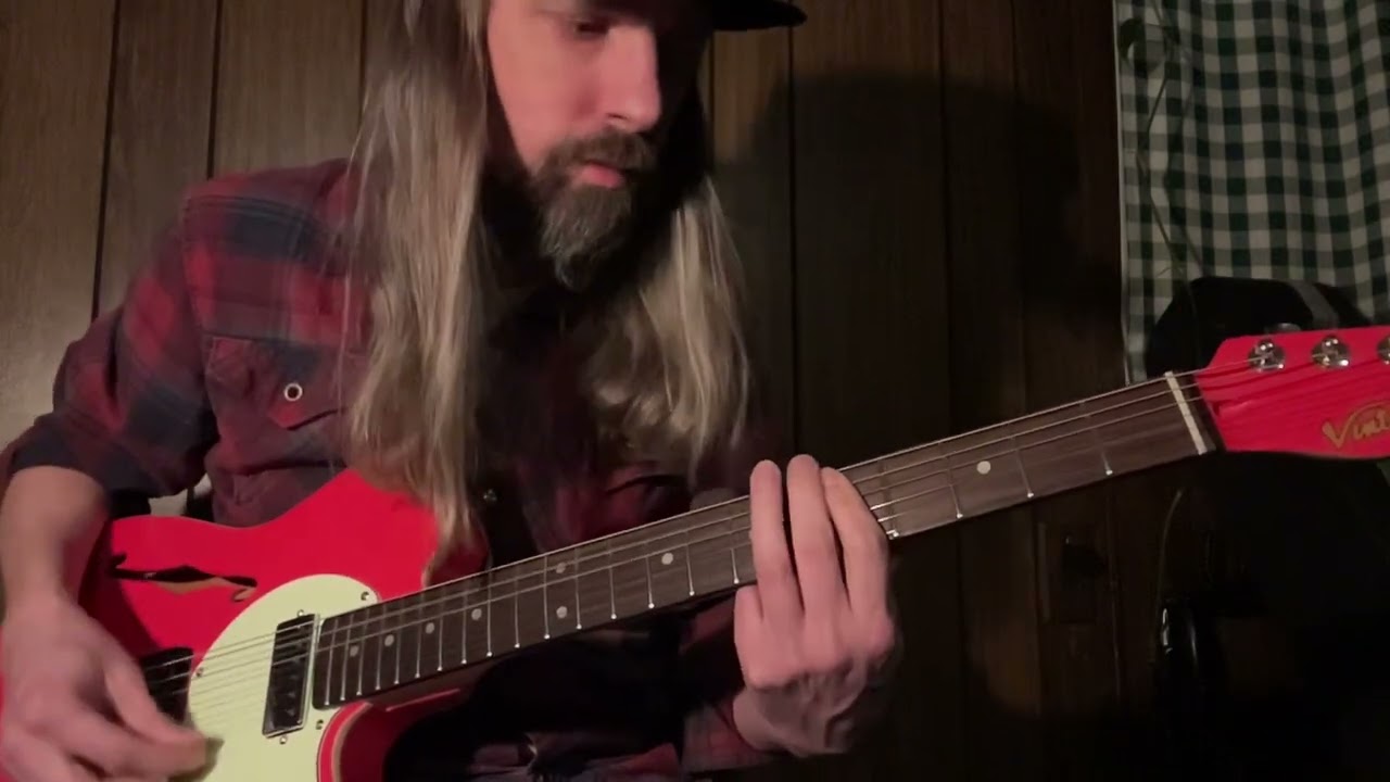 Vintage V72 Open G jamming/soundcheck