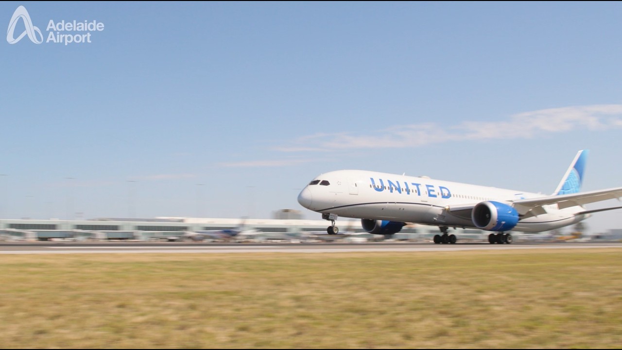 United Airlines Launch at Adelaide Airport