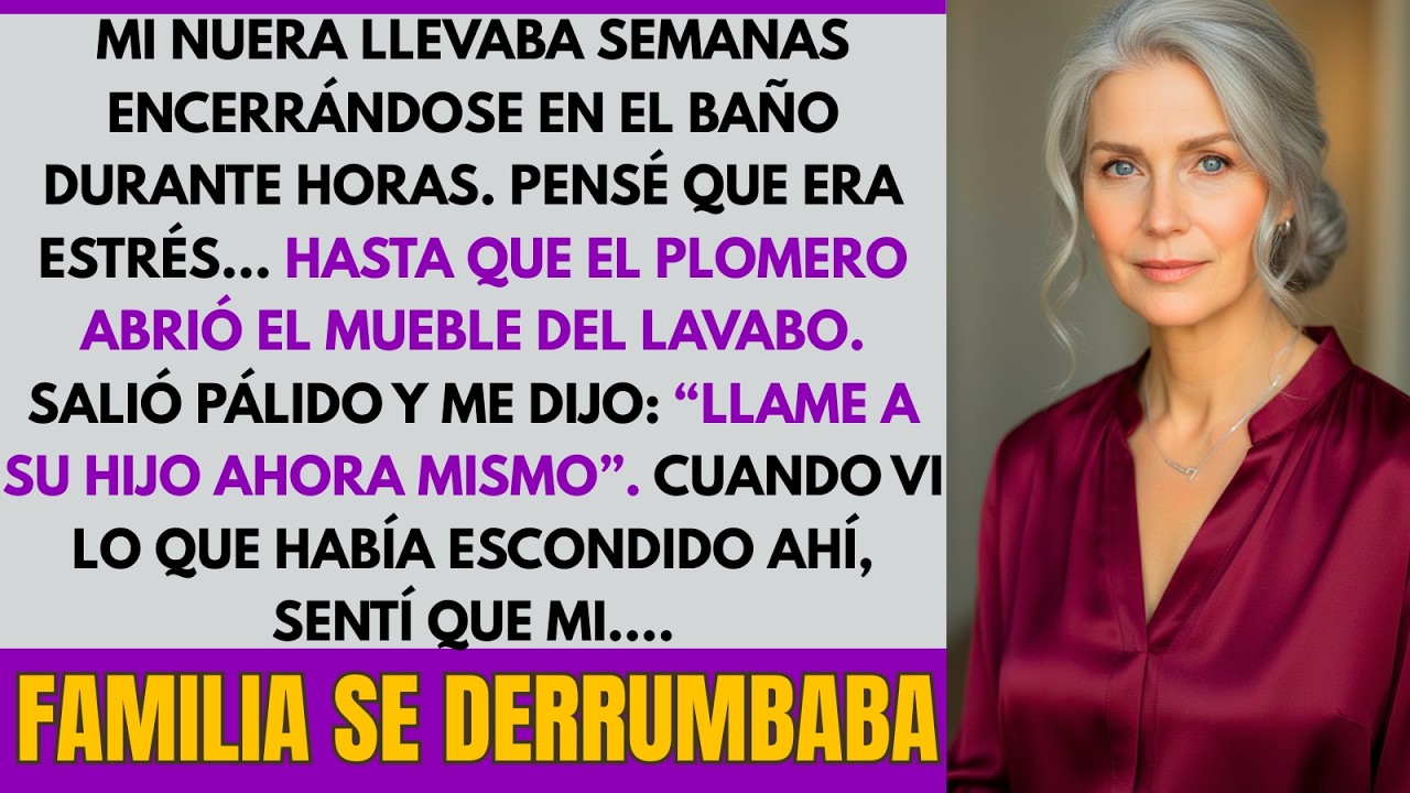 El plomero salió pálido del baño de mi nuera… y me dijo: “Llame a su hijo ahora mismo”...en....
