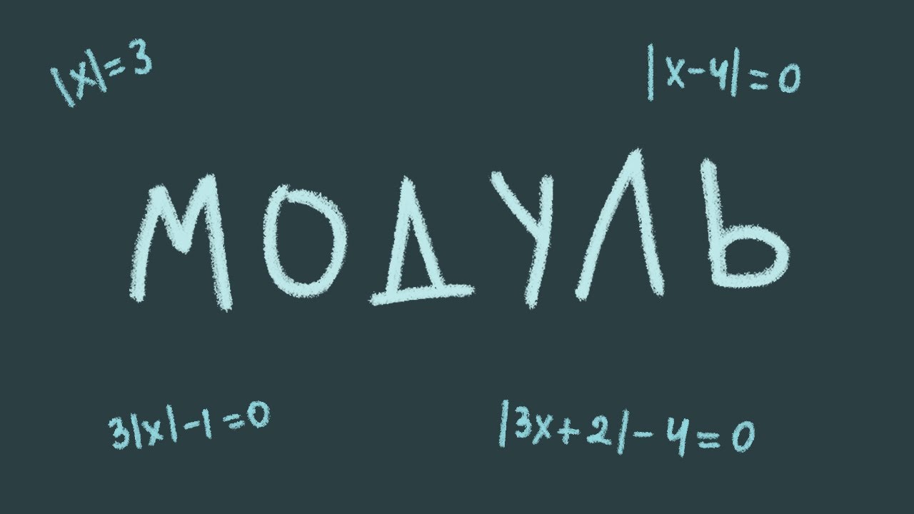 Модуль. Рівняння з модулем