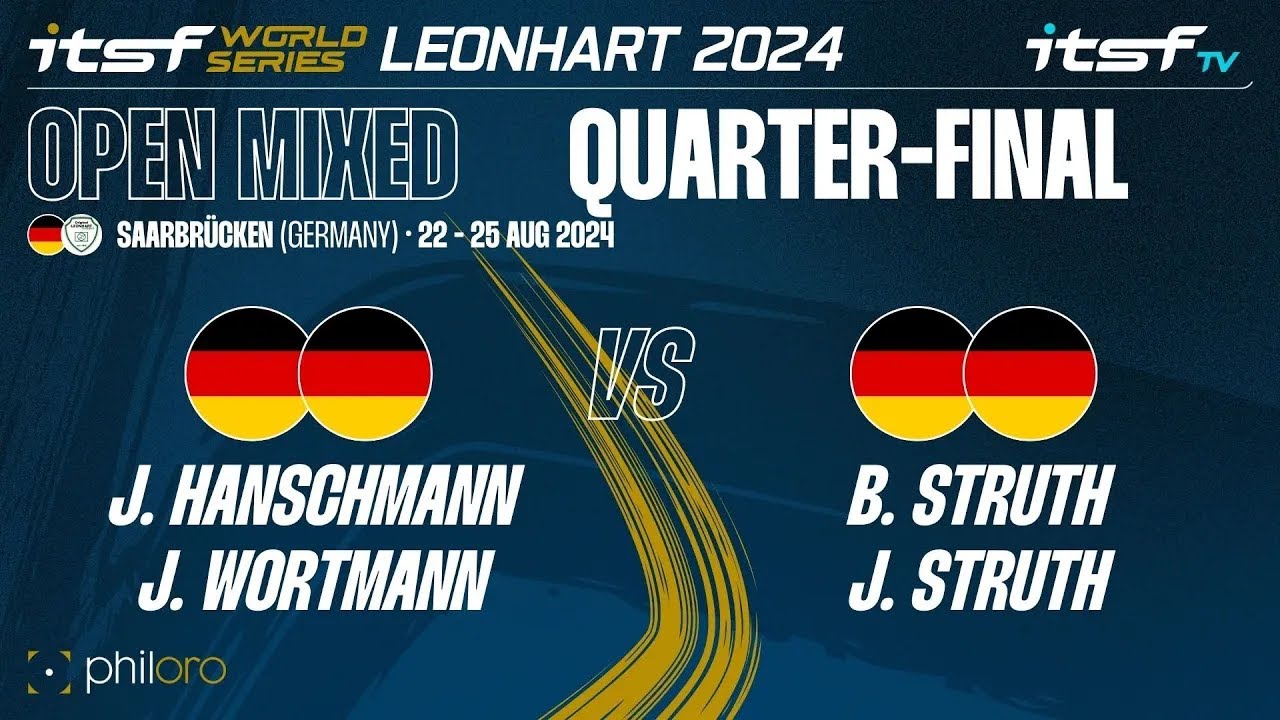 Hanschmann/Wortmann vs Struth/Struth - Open Mixed - Quarter-Final - ITSF WS Leonhart 2024