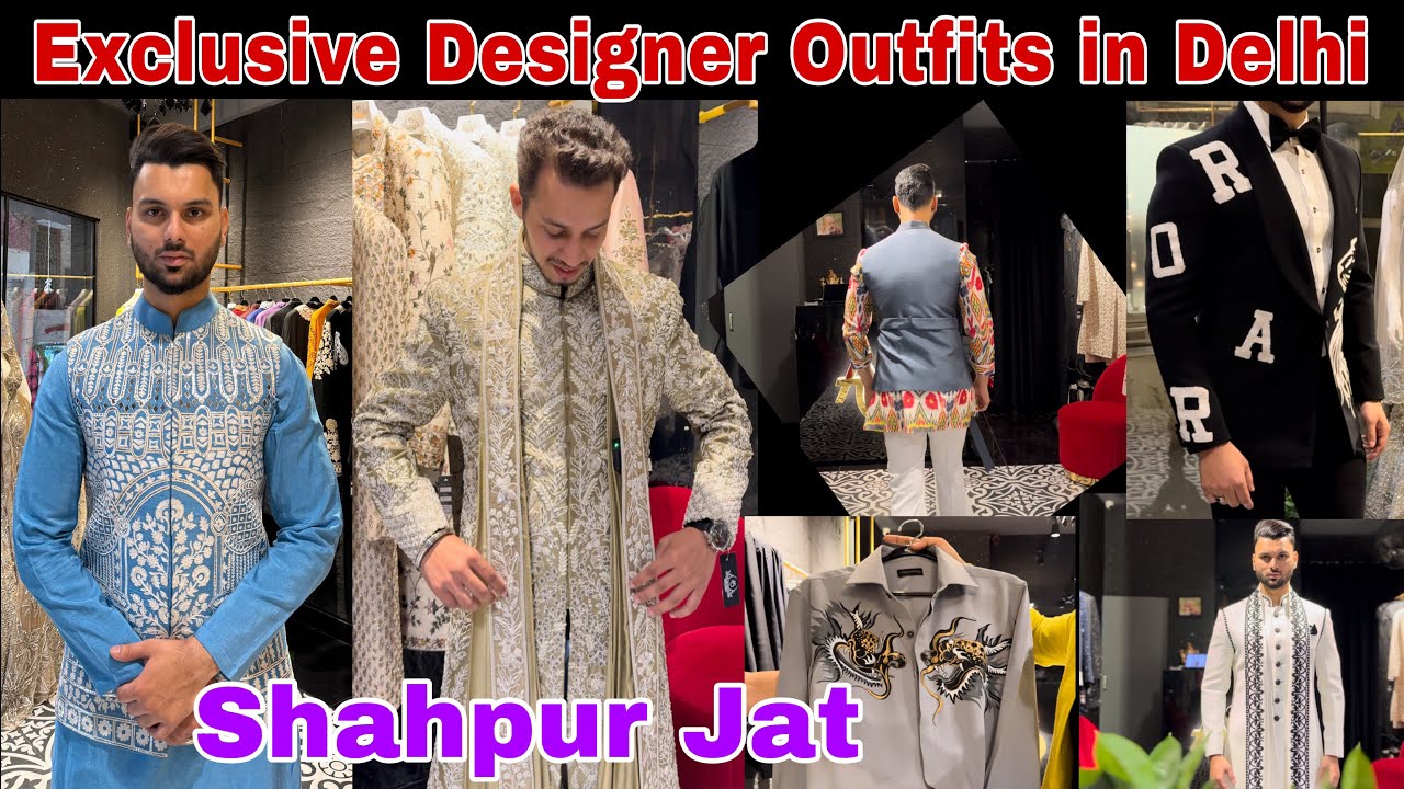 Premium Designer Outfit | Shahpur Jat | Aditya Sachdeva Men | Sherwani for men, Kurta’s, Tuxedo .