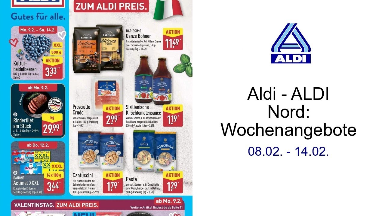 Aldi - ALDI Nord: Wochenangebote 08.02. - 14.02.