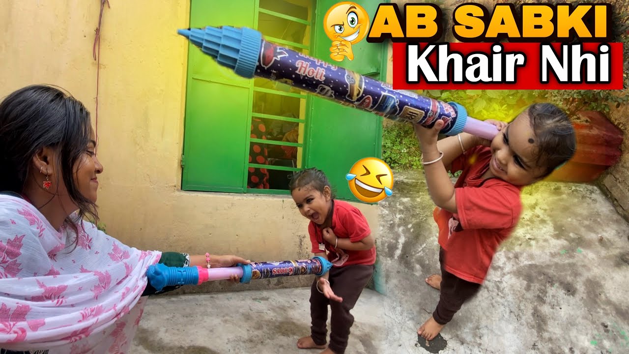 Vlog Day 24 | Badi Pichkari Ka Fun 😂