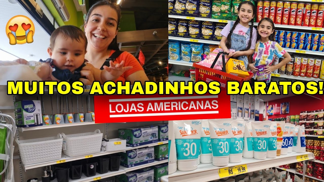 TOUR E ACHADINHOS NAS LOJAS AMERICANAS #achadinhos #achados