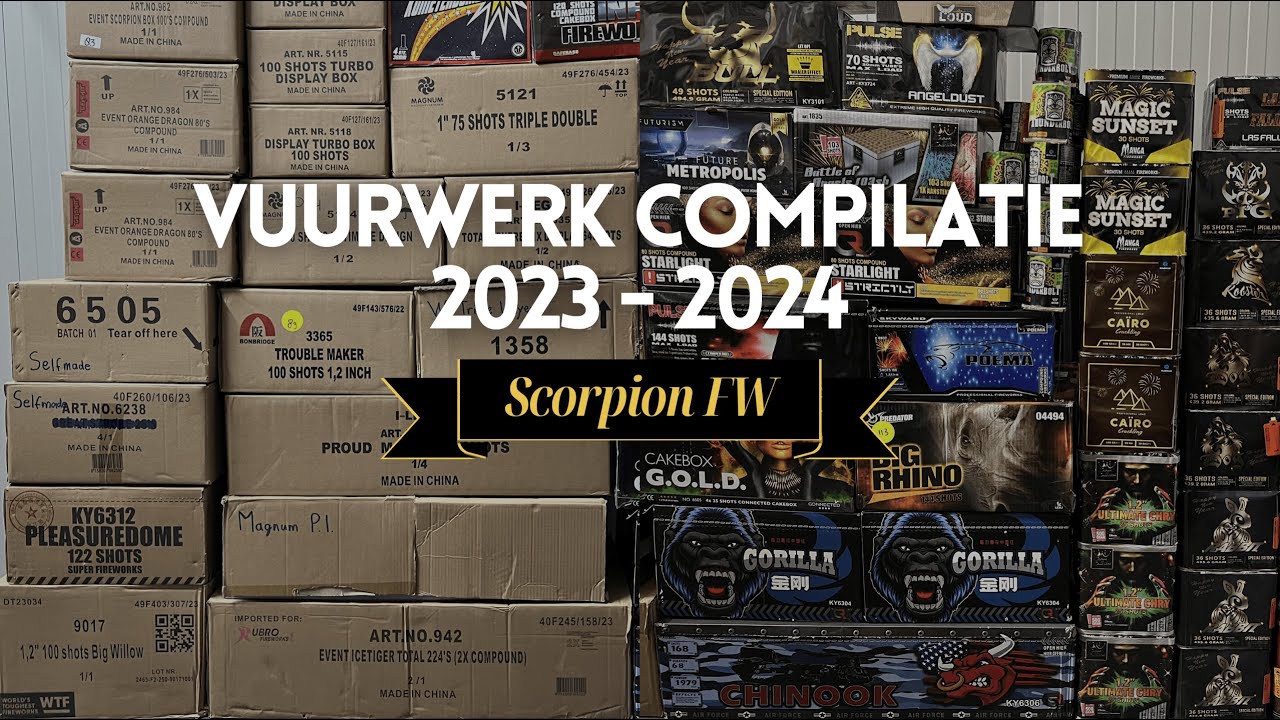 Vuurwerk Compilatie 2023 - 2024 | Oud en Nieuw