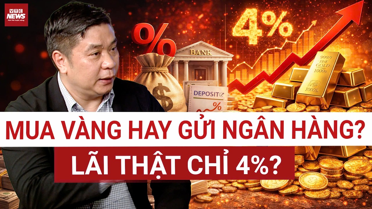Lãi Suất Tăng, Vàng Lập Đỉnh - Gửi Tiết Kiệm Hay Mua Vàng Khi Lãi Thật Còn 4%?| CEO Nguyễn Minh Tuấn