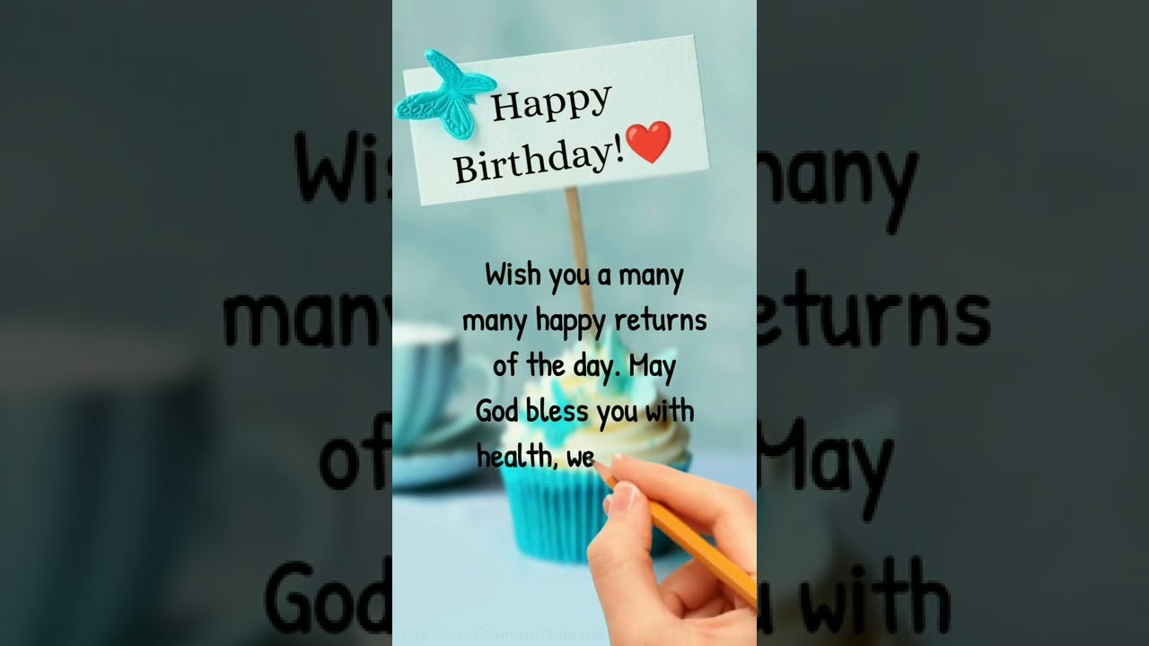 Heart touching birthday wishes message #shorts #happybirthday