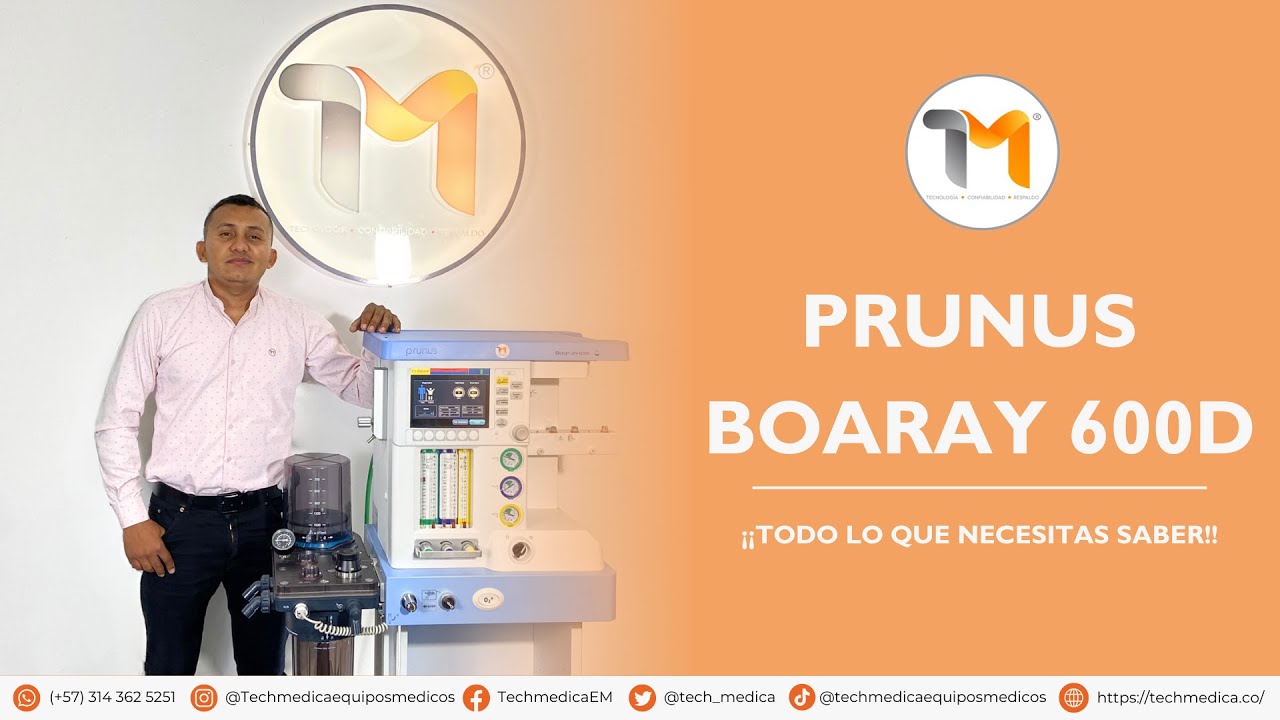 MAQUINA DE ANESTESIA PRUNUS BOARAY 600D: Todo lo que Necesitas Saber!!
