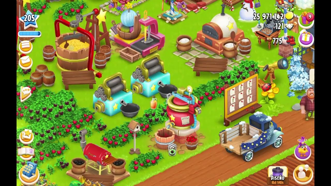 Nuevo valle de la granja de febrero en las granjas de Hay Day