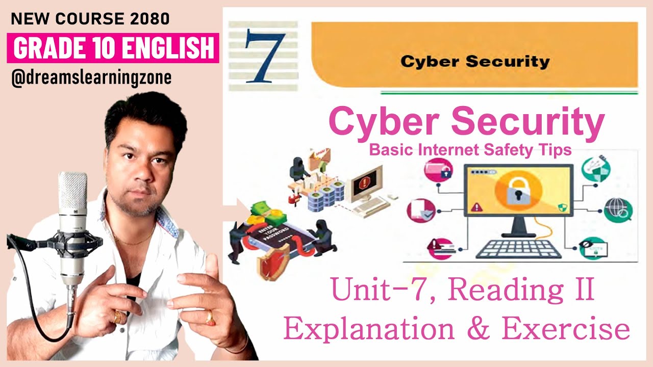 Grade 10 English Unit 7, Reading II Cyber Security Explanation and Exercises