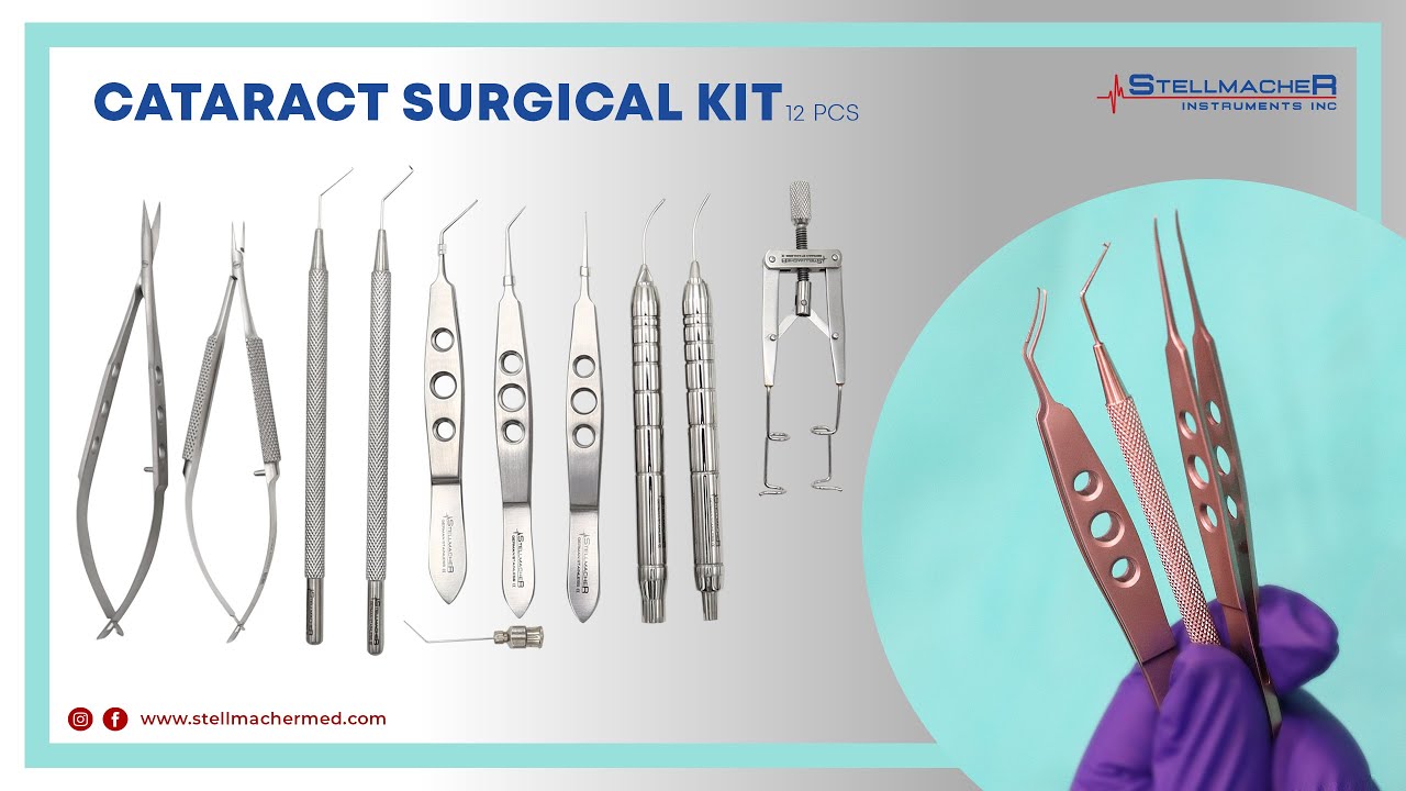 Cataract Surgical Kit | High-Precision Ophthalmic Instruments by Stellmacher Instruments Inc