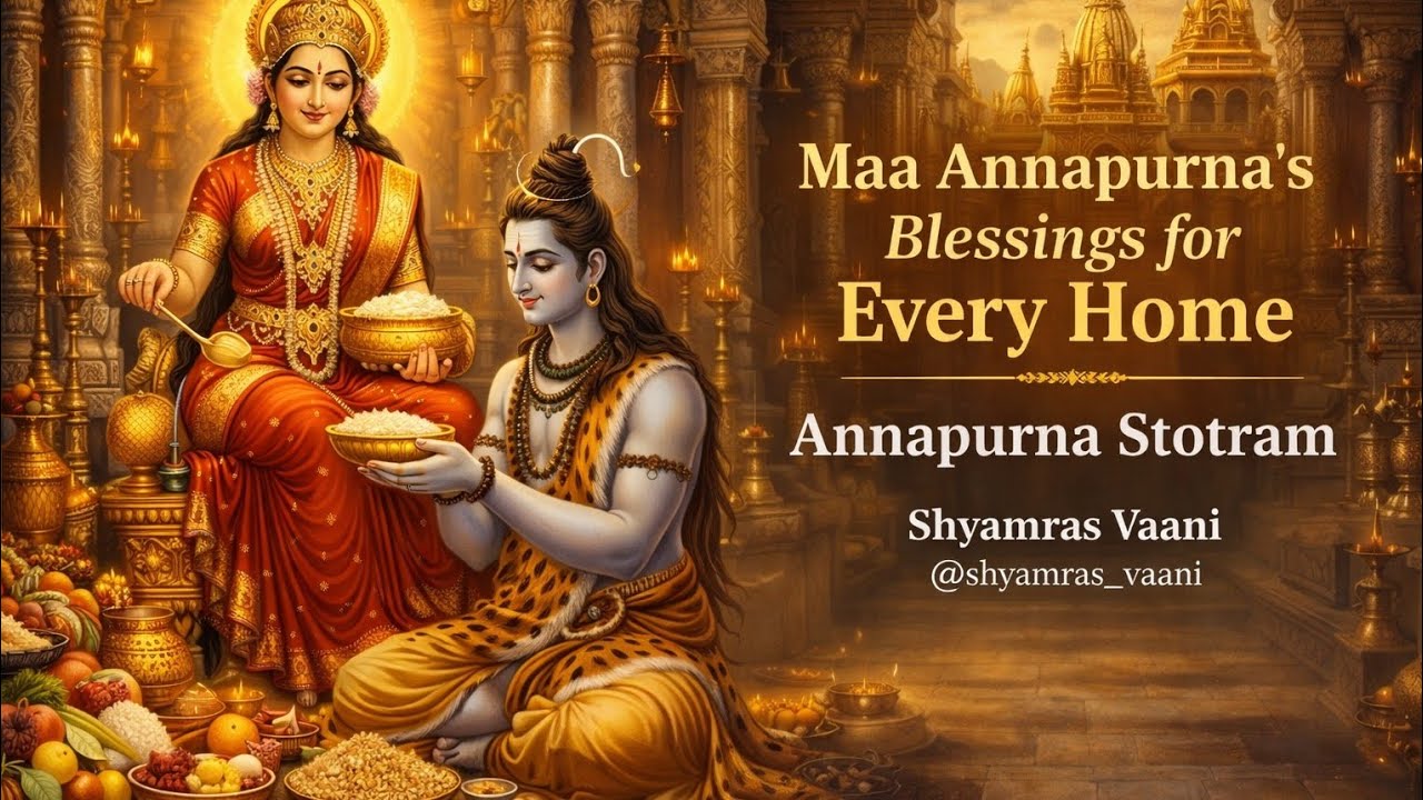 Annapurna Stotram | Maa Annapurna Blessings for Peace, Nourishment & Abundance | Shyamras Vaani
