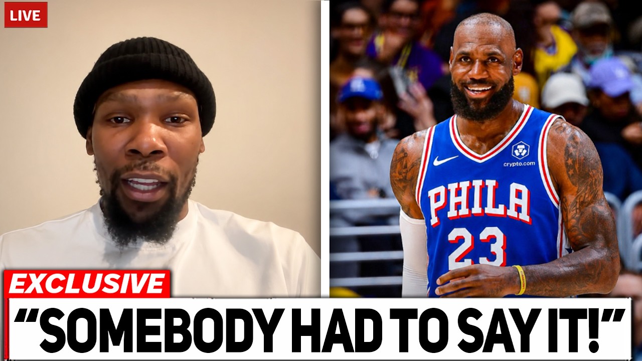 Kevin Durant BREAKS SILENCE On LeBron James Joining The 76ers!