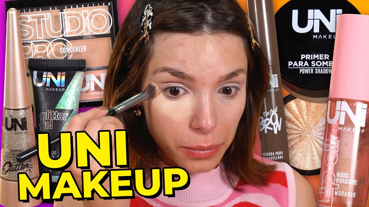 SÓ MAKE de MILHÕES! TESTEI MAIS UNI MAKEUP 🗣