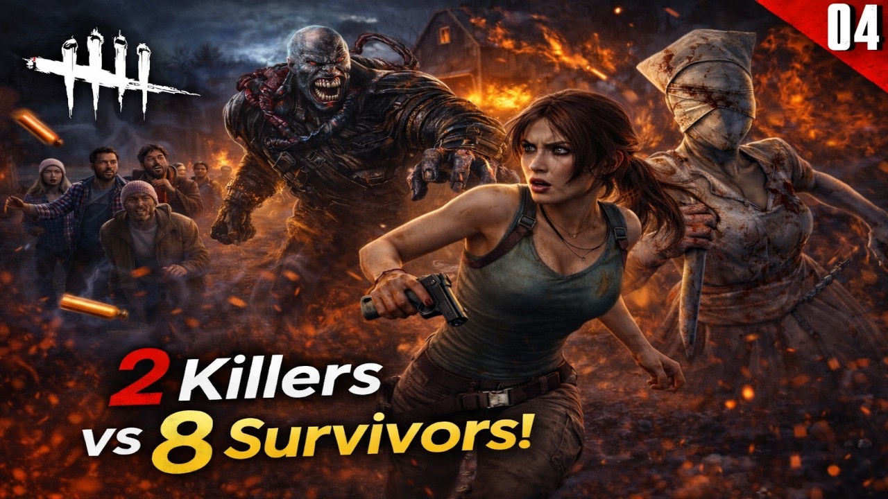 PANIKA GAMING! 2 KILLERZY vs 8 OCALEŃCÓW w Dead by Daylight 😈