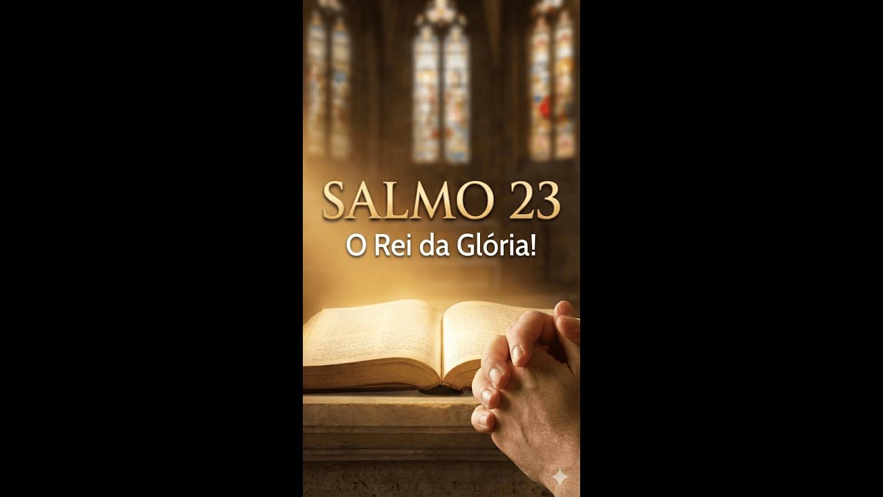 SALMO DO DIA: Salmo  23: Abra as Portas da sua Vida para o Rei da Glória (Oração da Manhã)