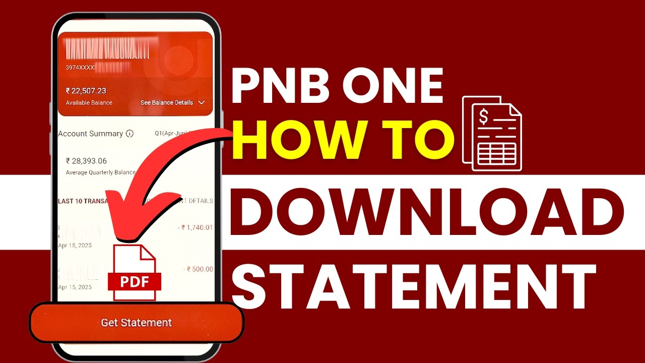 How to Download PNB Bank Statement? PNB One Statement Download