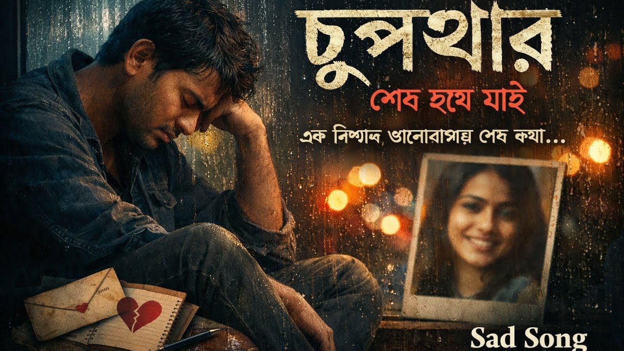 চুপচাপ শেষ হয়ে যাই | Bangla Sad Song | Heart Touching Emotional Song 2026 | MR Creator Bangla