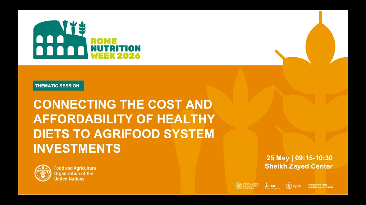 Day 1 -25 May 2026 - Thematic Session 1 -Connecting the Cost and Affordability of Healthy Diets [EN]