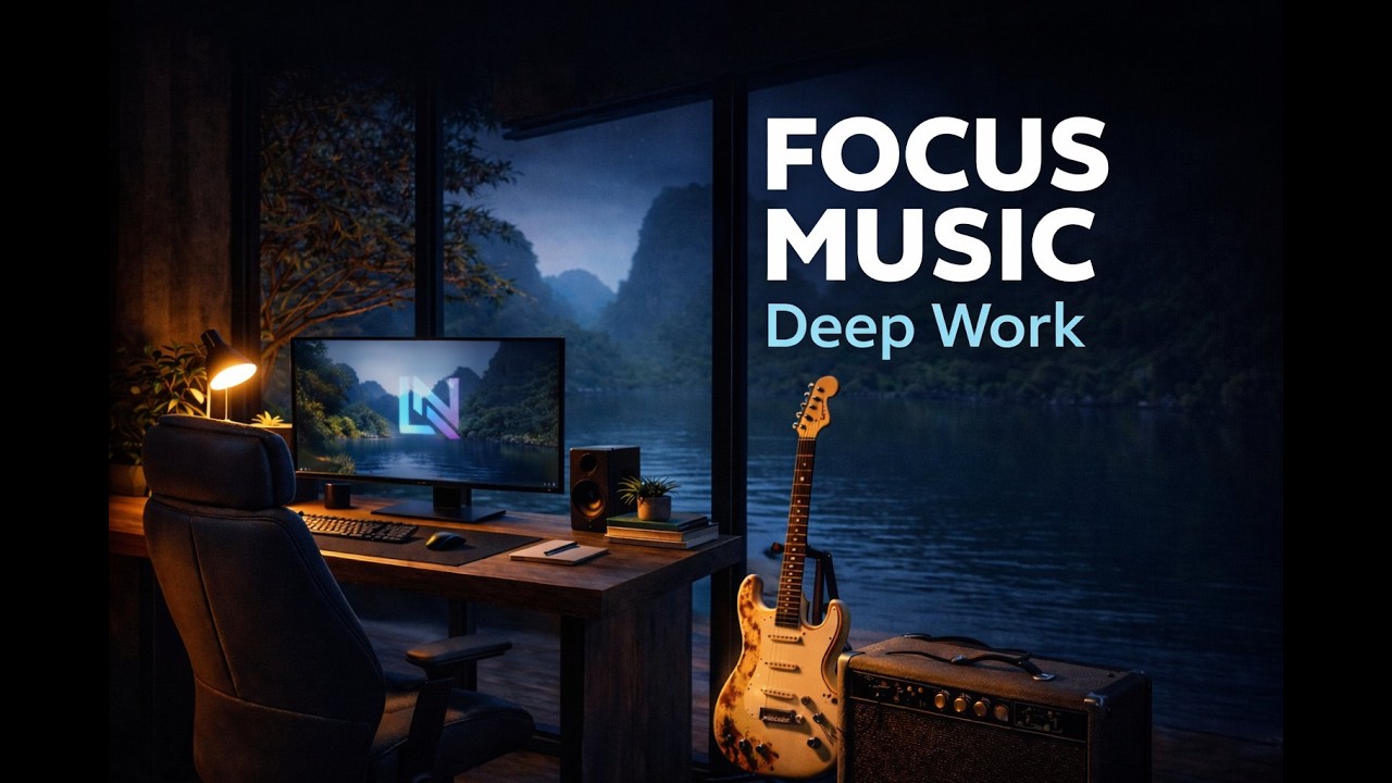 Sunday Ambient Guitar | Calm Focus Music