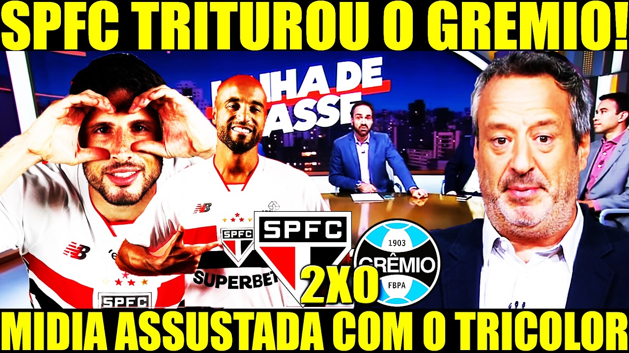 QUEM SEGURA O TRICOLOR? SÃO PAULO 2X0 GREMIO E VIRA LIDER DO BRASILEIRÃO 2026! NOTICIAS DO SPFC E+