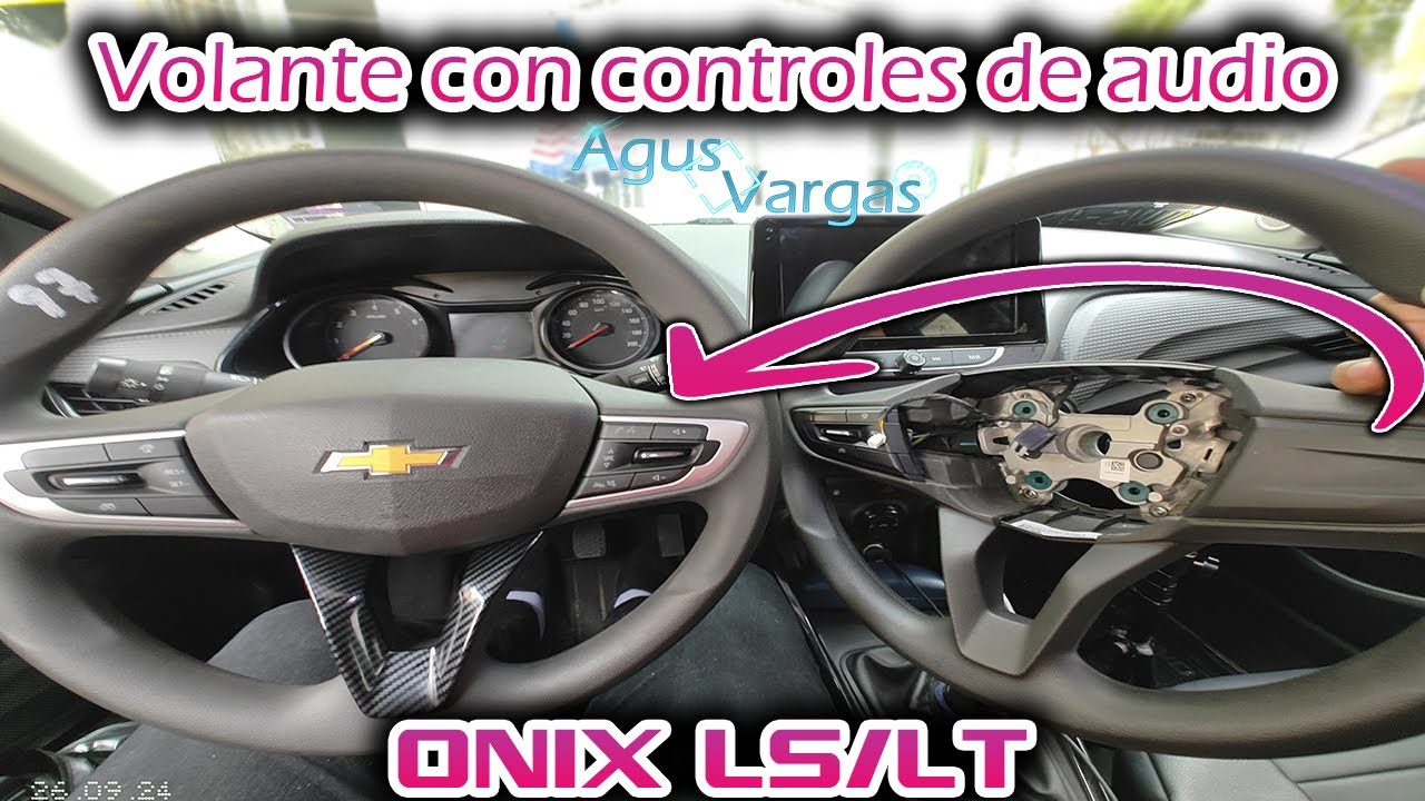 COMO CAMBIAR EL VOLANTE Y CONECTAR LOS CONTROLES DE AUDIO ONIX LS/LT | Agus Vargas