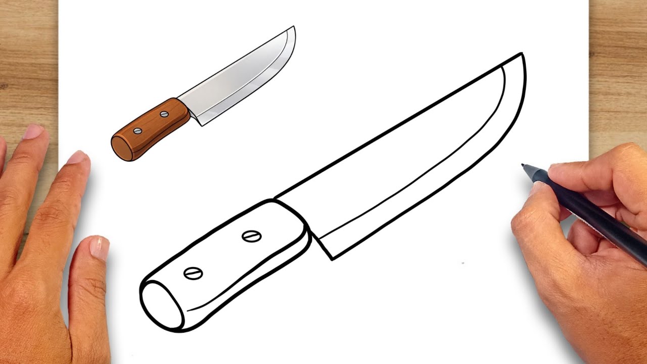 How to draw Knife - Knife Drawing Ideas