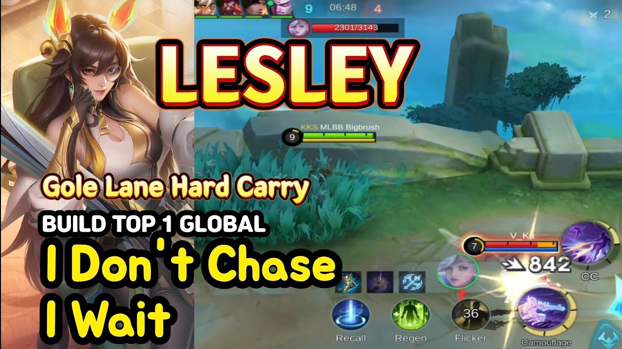 Lesley (Mythical Glory): Gold Lane Hard Carry | BUILD TOP1 GLOBAL | MLBB