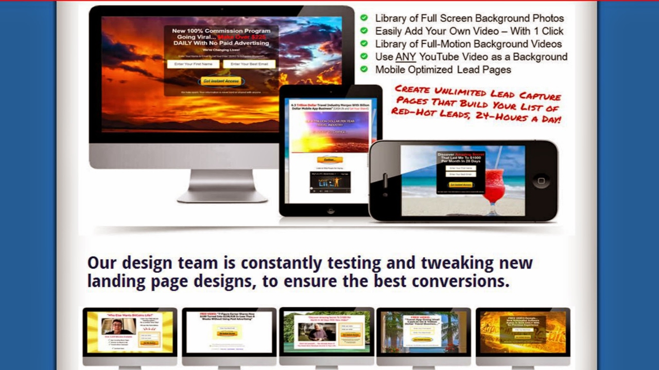 Affiliate Marketing Training Lead Generation Tools Software for Affiliate Marketers (Rebroadcasting)
