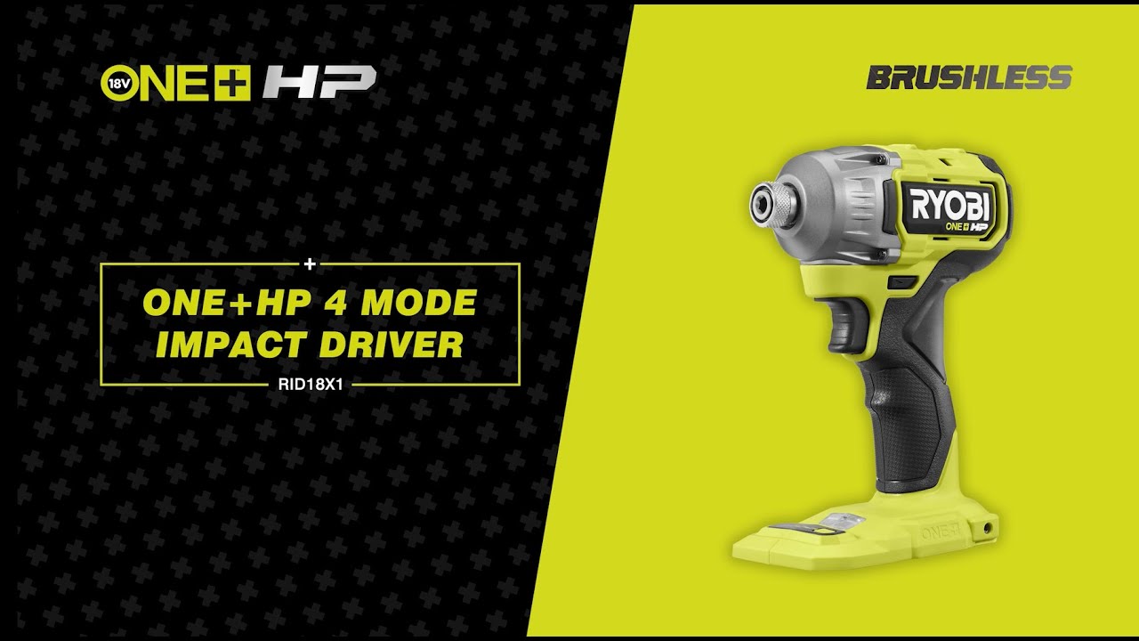 RYOBI&reg; 18V ONE+&trade; HP Brushless Impact Driver [RID18X1]