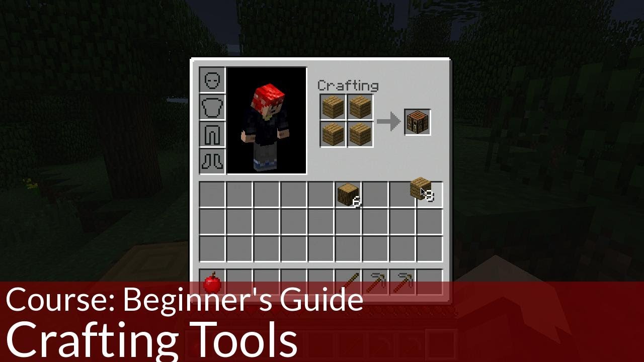 Course: Beginner's Guide to Minecraft, Crafting Tools