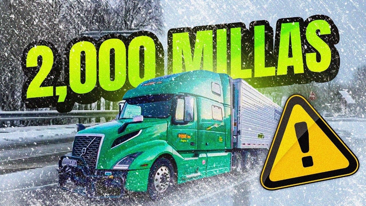 Dia 1 De Las 2,000 Millas En La Ruta Mas Peligrosa De USA 🇺🇸  EN INVIERNO 🇺🇸