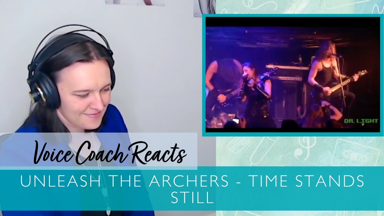 Voice Coach Reacts | Unleash the Archers - Time Stands Still (Live in Montreal)