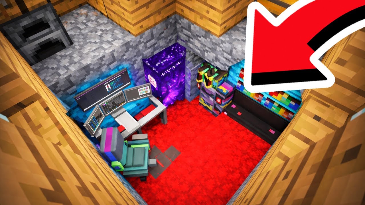 Я ПЕРЕДЕЛАЛ ПОДВАЛ СВОЕГО ДОМА В ИГРОВУЮ КОМНАТУ В МАЙНКРАФТ | Морсик Minecraft
