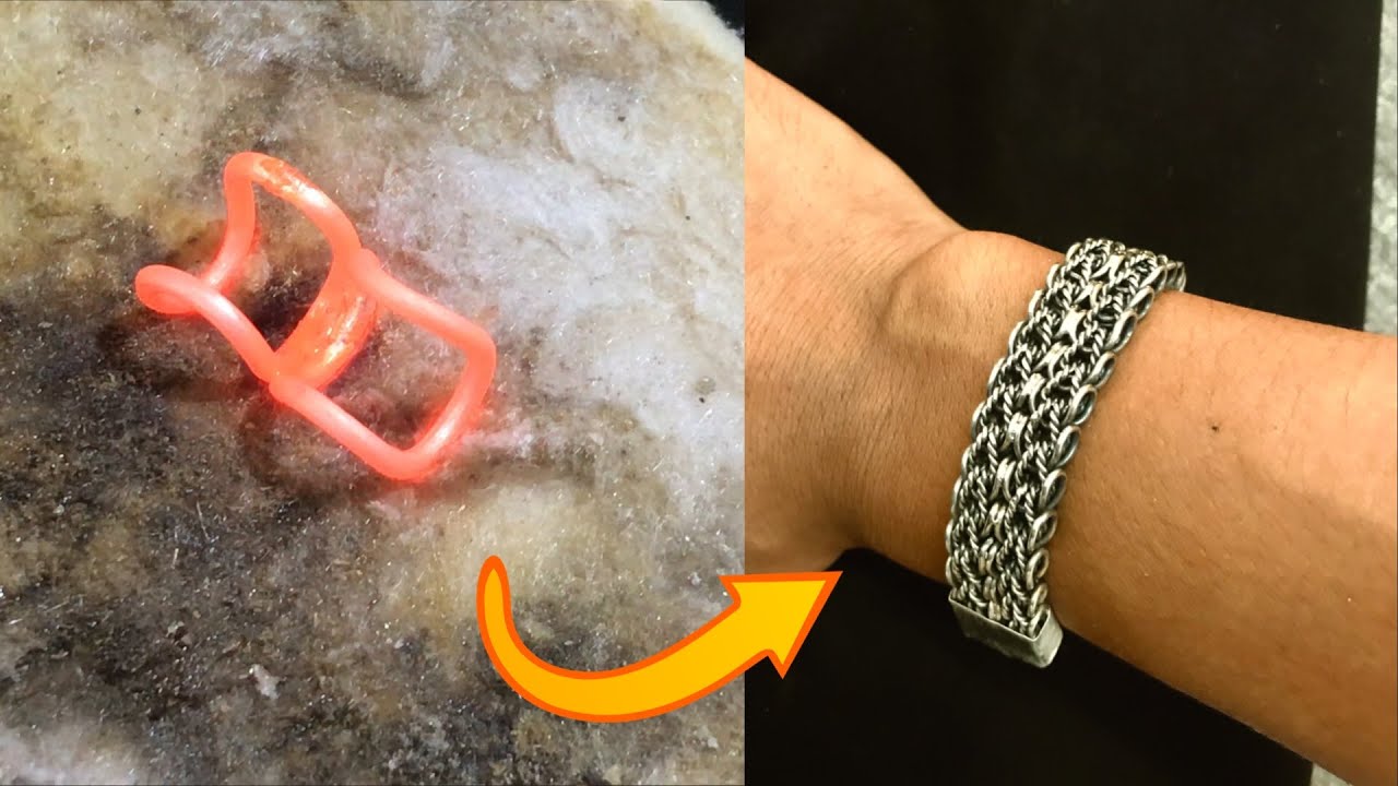 5 Simple Ways You Can Follow to Make this bracelet | Silver bracelet
