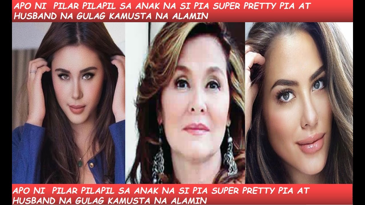 APO NI PILAR PILAPIL SA ANAK NA SI PIA PILAPIL SUPER PRETTY KAHIT PA NGA BULAG ANG HUSBAND NI PIA PR