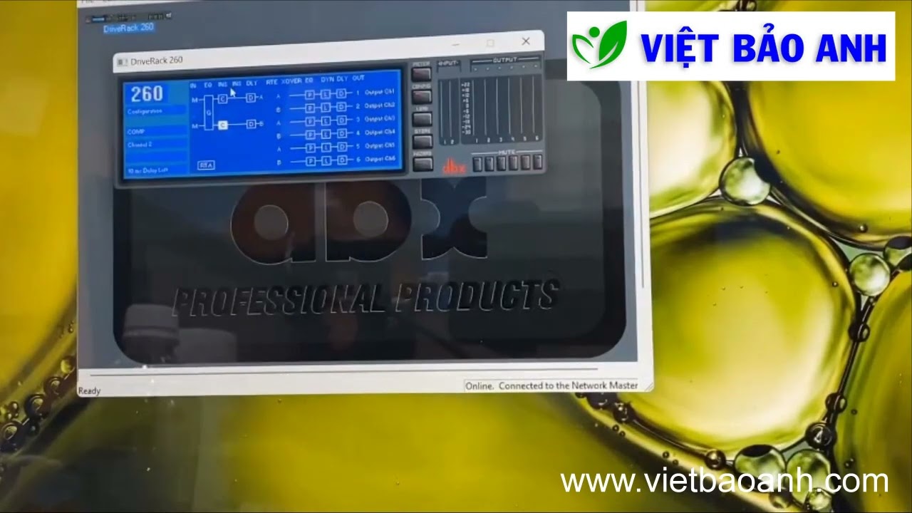 Cài đặt Cốt số (DriveRack) DBX 260 bằng laptop