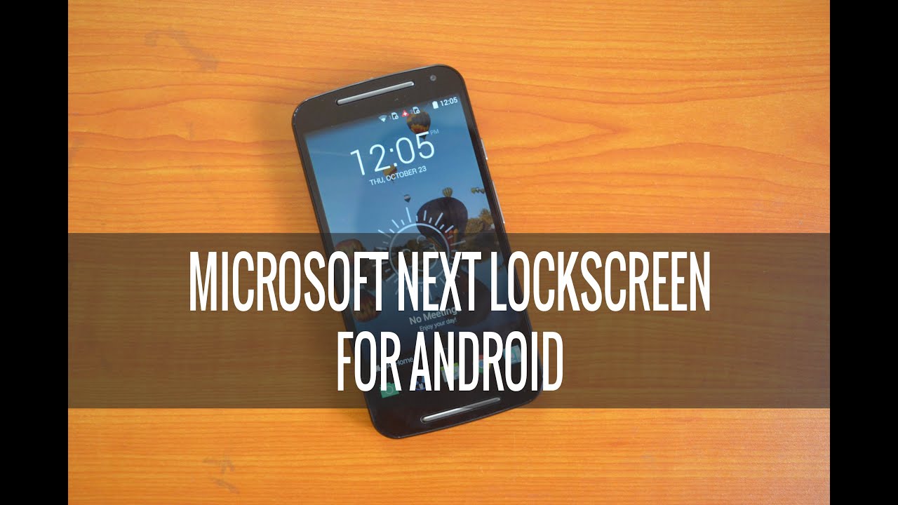 Microsoft Next Lock Screen for Android