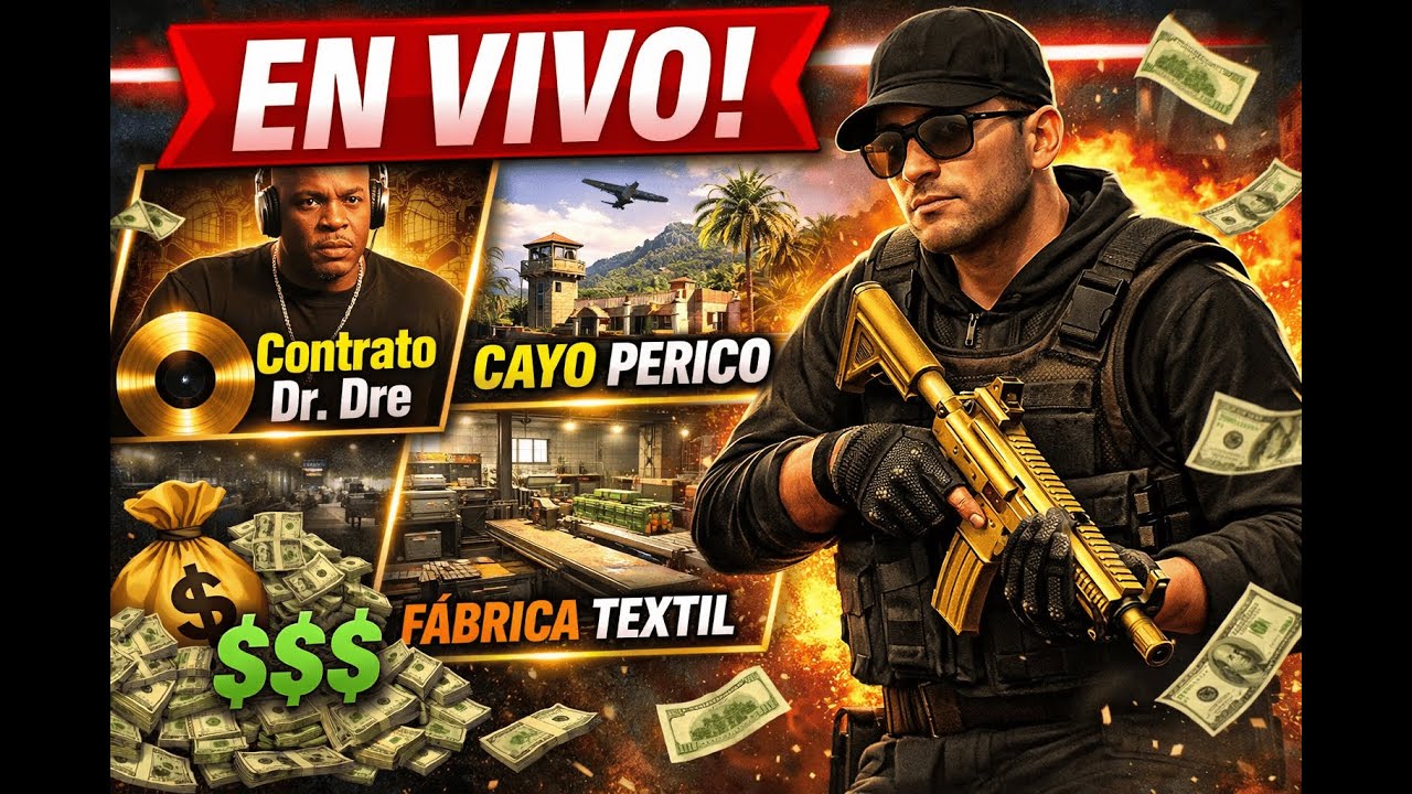 Contrato del Dr. Dre + Cayo Perico 💰 | Misiones del Casino (Agatha) | GTA Online EN VIVO