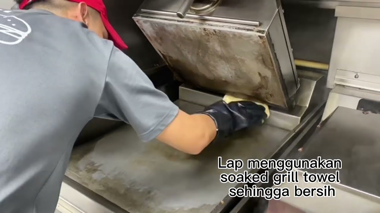 McDonald's Grill cleaning (Daily)