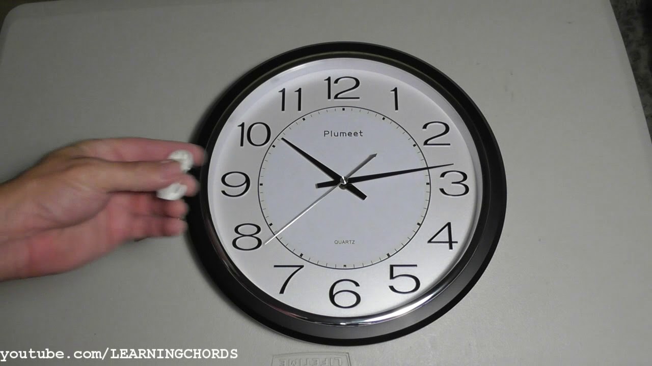 Plumeet 12.5'' Silent Wall Clock EM-8027-BL REVIEW