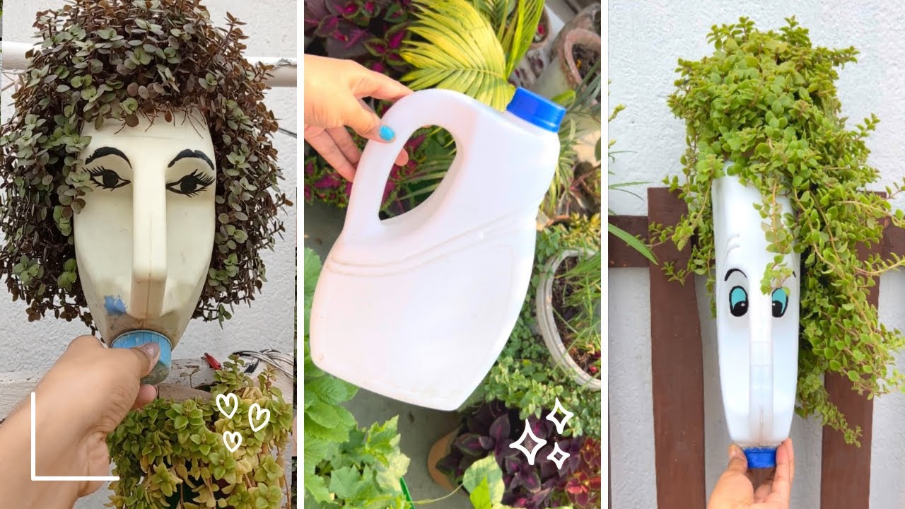 Plastic Bottle Craft Ideas | DIY hanging Planter ideas outdoor |diy plastic bottle crafts for plants
