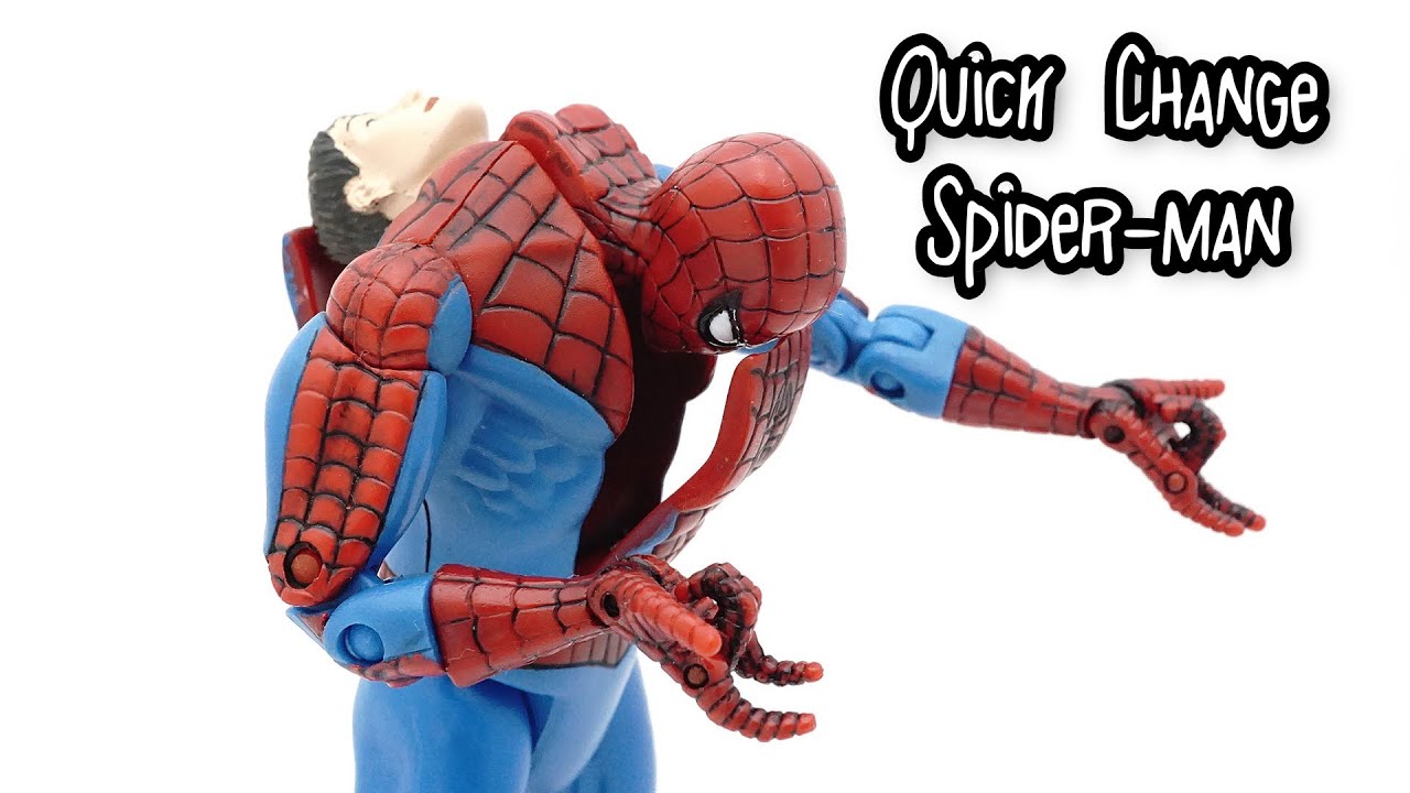Toybiz Marvel Legends Spider-man Classics Quick Change Spider-man Review (Why do I even have this)
