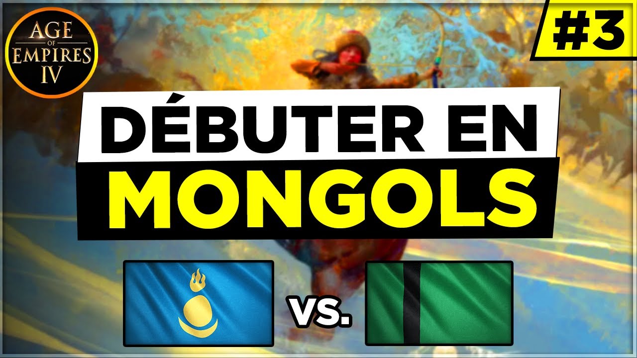 AOE4⚔️ | Débuter en Mongols #3 - BATTRE LES DELHI FACILEMENT !