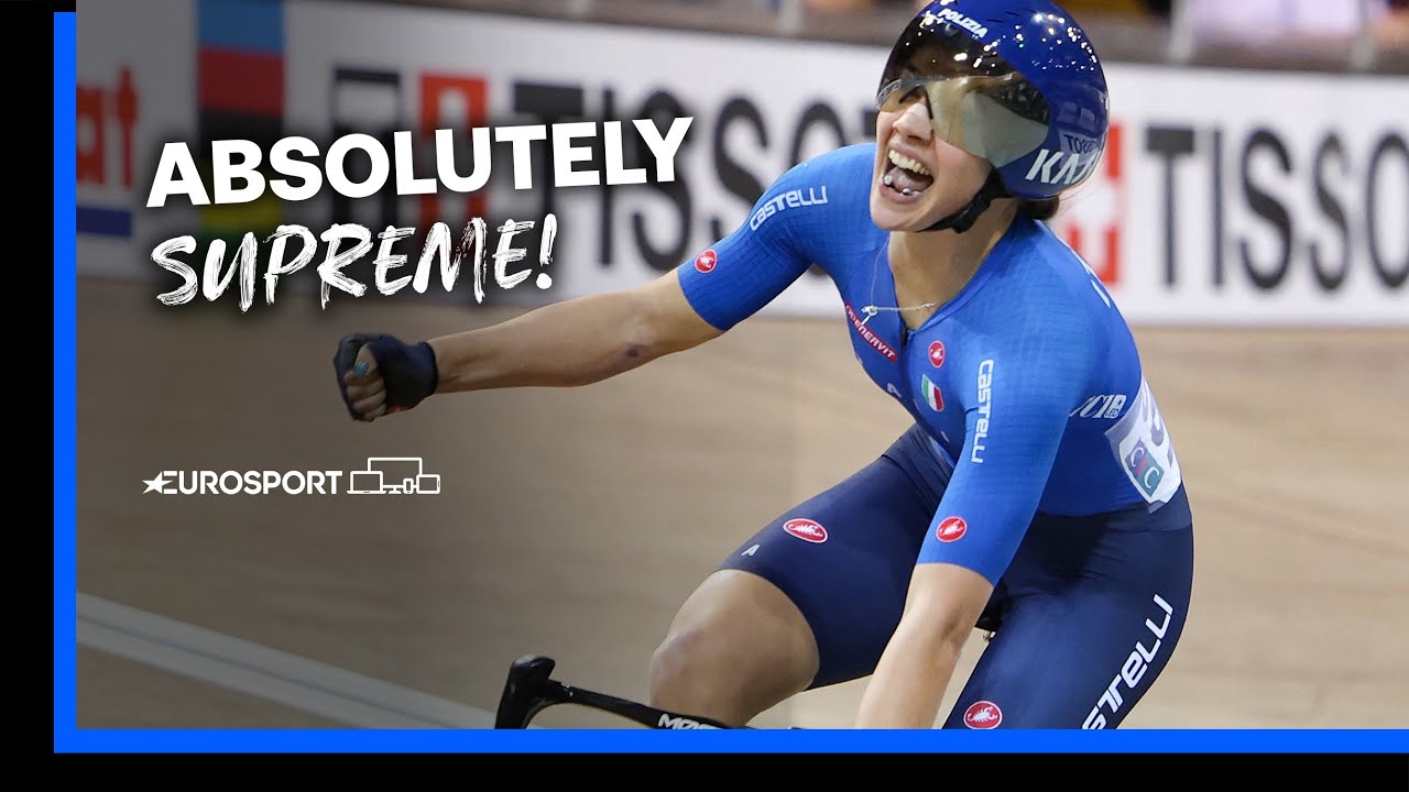 Martina Fidanza takes gold in Women’s Scratch final at the UCI Track World Championships | Eurosport